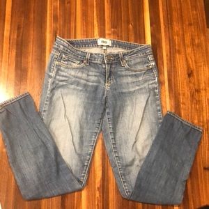 Paige Skyline Ankle Peg Boyfriend Jeans - Size 26